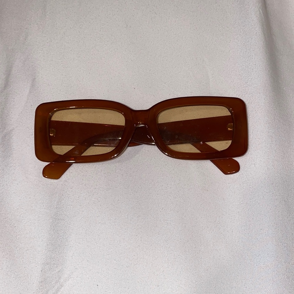 Brown vintage glasses